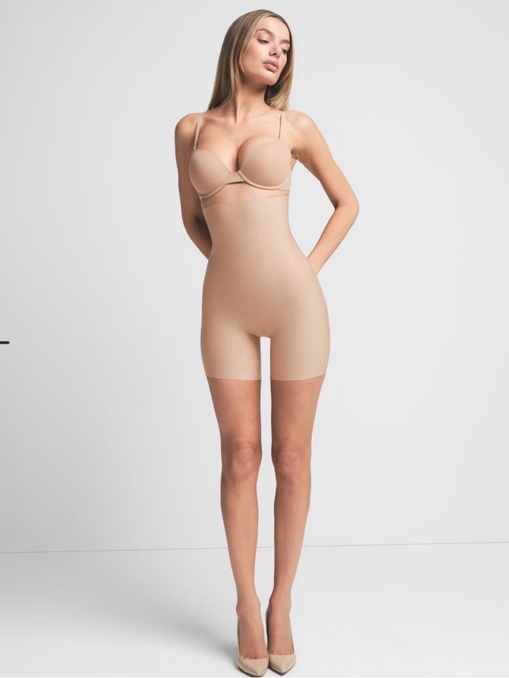 SKIMS Seamless Nude Shaping Bodyshort - Lightweight Tummy Control XL